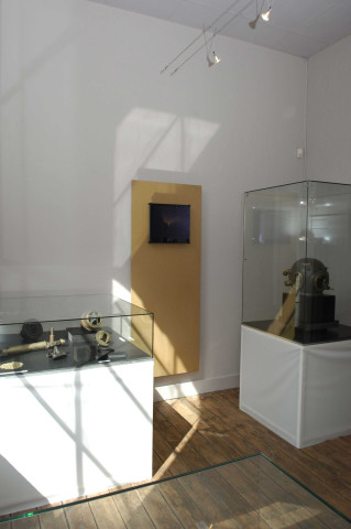 La Louvière. Houdeng-Gœgnies. Inauguration de l'exposition à l'ascenseur n°1.