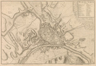 Plan de Namur
Rameau sculp.
A Paris par et chez le Sr le Rouge Ing. Géographe du Roy rue des Augustins 1745