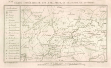 N°. 8. Carte itinéraire de Spa à Malmedi, et Stavelot, et environs