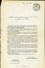 Invitation à assister au Grand concours de chant d'ensemble que la société organise le 29 juillet 1860.