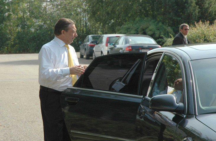 Neufchâteau. District routier. Réhabilitation de la E411 et E25. Inauguration par M. le ministre Daerden.