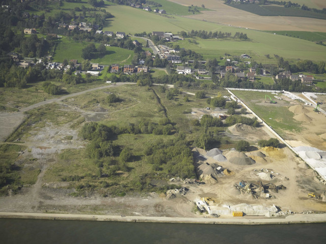 Oupeye. Vue aérienne.