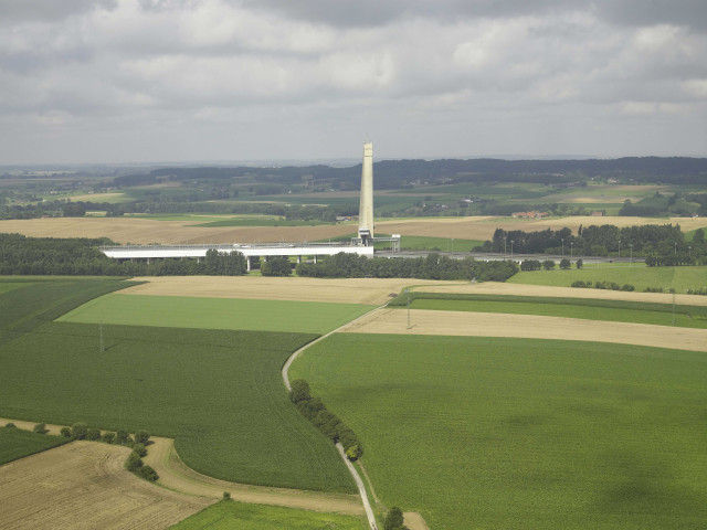 Braine-le-Comte. Canal du Centre. Plan incliné de Ronquières. Vues aériennes.