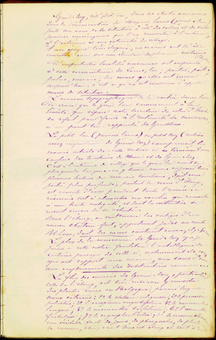 Notes manuscrites sur Grand-Leez.