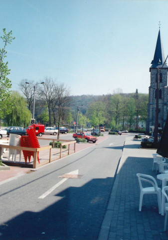 Dinant. Aménagement de la place d'Anseremme.