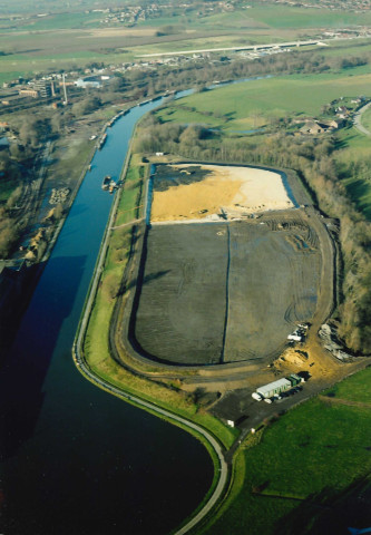 Tubize. Centre de regroupement de produits de dragage. Site de Fraimont.