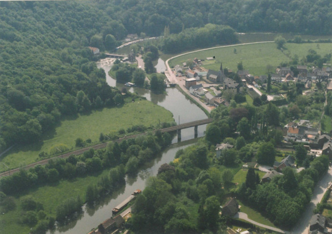 Landelies. Sambre. Pont-rail 13.