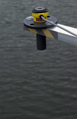 Flémalle. Ivoz Ramet. Campagne de mesures à l'écluse.