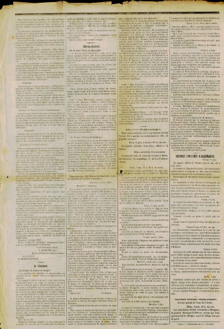 Extrait de L'Ami de l'Ordre intitulé « Aux électeurs ».