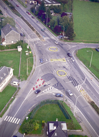 Carrefour du "Grand feu" sur la RN80.