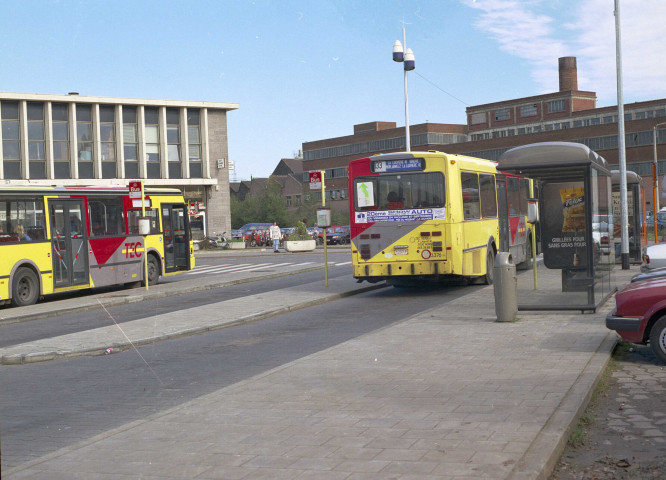 La Louvière. Gare des bus du T.E.C.