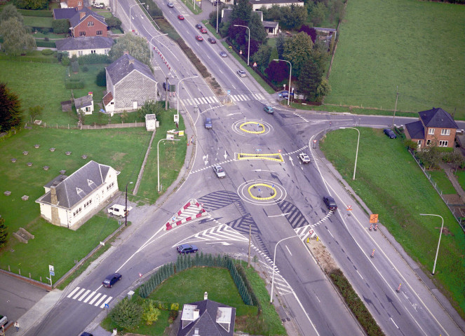 Carrefour du "Grand feu" sur la RN80.