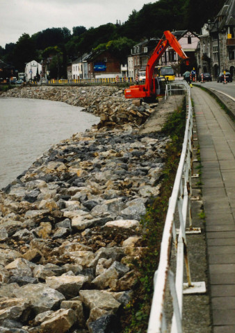 Namur. Wépion. Ecluse n°8. Construction d'un RAVeL.