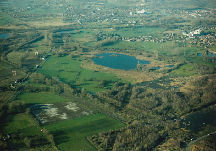Saint-Ghislain. Baudour. Centre d'enfouissement de produits de dragage.