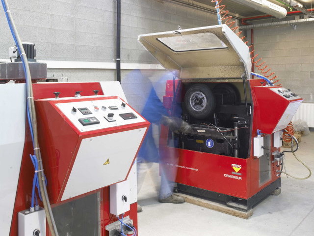 Soignies. D113. Laboratoire des routes de la régie des routes.