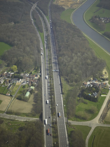 La Louvière. Houdeng-Aimeries. Echangeur E42/E19.