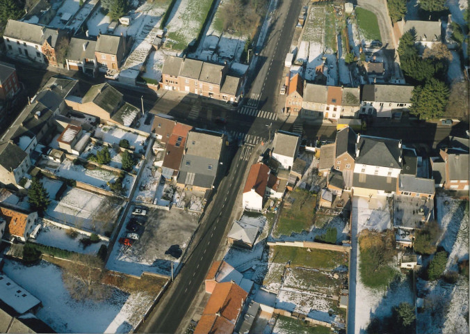 Villers-la-Ville. Projet de contournement de Marbais. Carrefour "du 1983". Carrefour des RN 93 et RN 275 (Chapelle des Triollets).