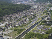 Liège. Angleur. Vues aériennes.