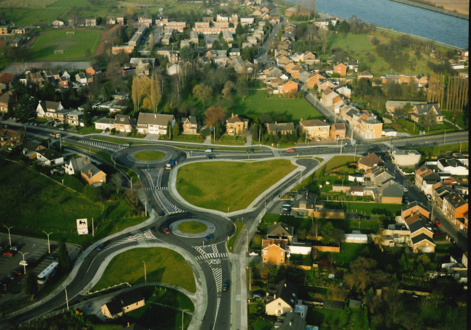 Visé. Vues aériennes.