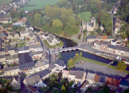 Pont de l'Eau Noire, église et château Licot.