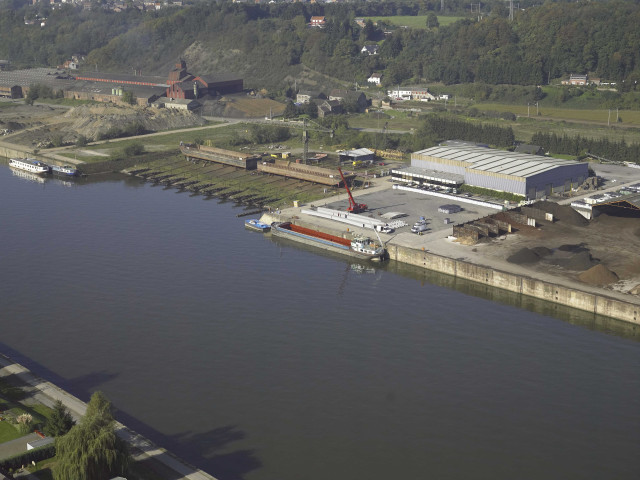 Andenne. Seilles. Vues aériennes.