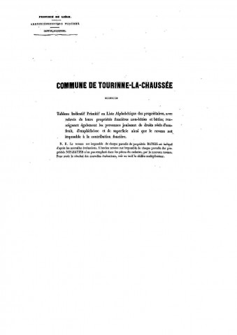 Tourinne-la-Chaussée