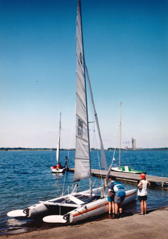 Froidchapelle. Boussu-lez-Walcourt. SNEH. Barrage de la Plate Taille. Club de voile.