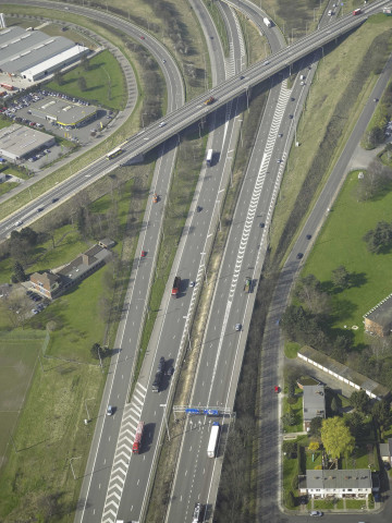 Ans. Echangeur E40-E42 de Loncin. Zone à haut risque.