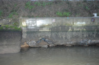 Flémalle. Ivoz-Ramet. Dégradations des berges à l'écluse.