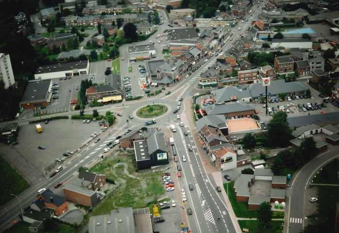 Fléron. Magnée. RN3-621-673. Giratoire du carrefour de la clé.