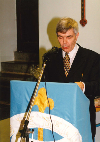Dinant. Collège N.D. de Bellevue. Inauguration d'une cyber-école par les Ministres Lebrun et Onkelinx.