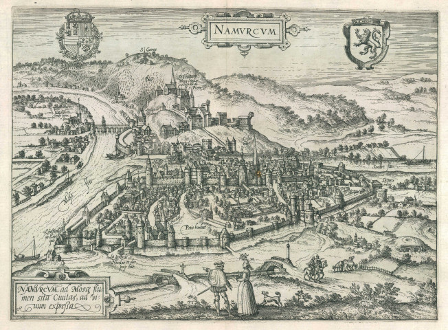Namurcum.
Namurcum, ad Mosae flumen sita, civitas, ad vivum expressa