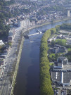 Liège. L'Ourthe. Vues aériennes.