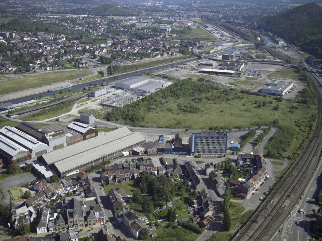 Charleroi. Couillet. Vues aériennes.