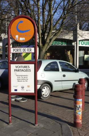 Namur. Car-sharing.