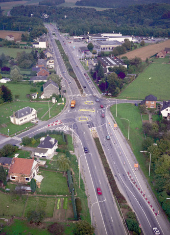 Carrefour du "Grand feu" sur la RN80.