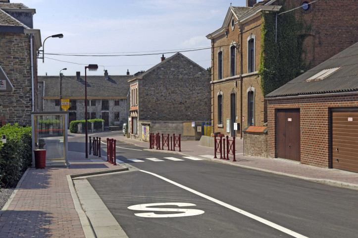 Hamoir. Aménagements pour vélos.