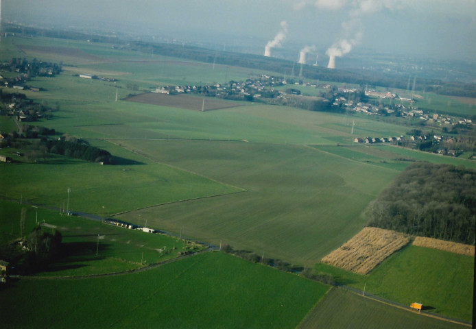 Huy. Tihange. Futur contournement de Huy via Tihange et Tinlot.