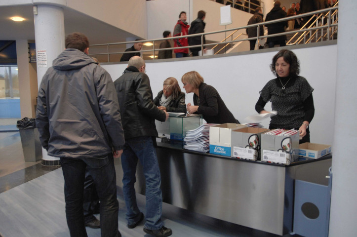 Charleroi. Dampremy. Journée sur les ouvrages d'art au CEME.