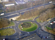 Ans. Alleur. Sortie de l'autoroute. Rond-point.