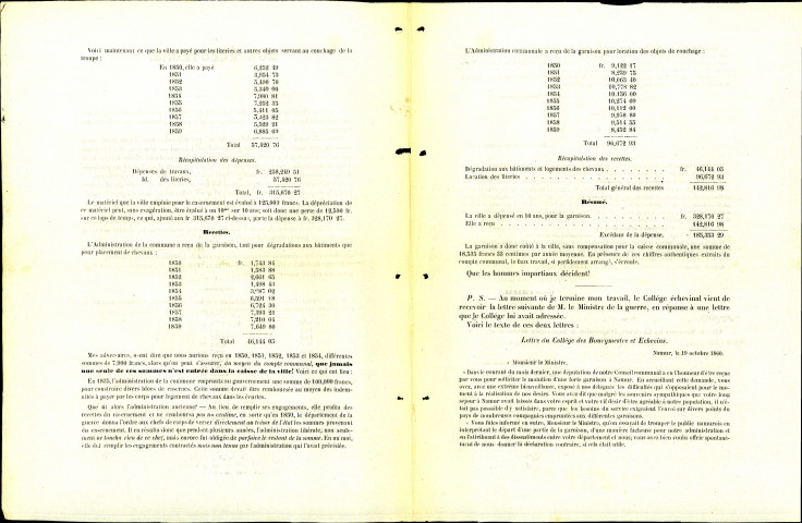 Tract électoral de Nicolas-Lambert Pépin.