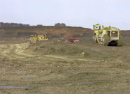 Strépy-Bracquegnies et Thieu. Construction de l'ascenseur funiculaire.