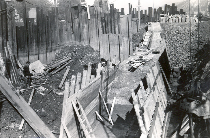 Travaux près du Rocher Bayard