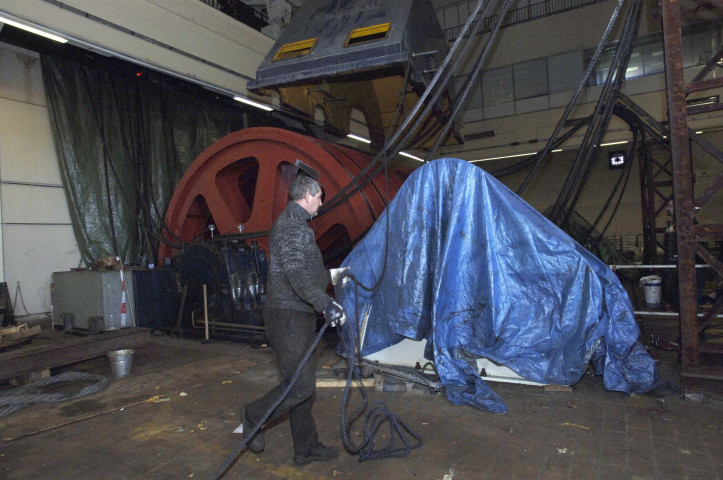 Braine-le-Comte. Canal du Centre. Plan incliné de Ronquières. Salle des machines.