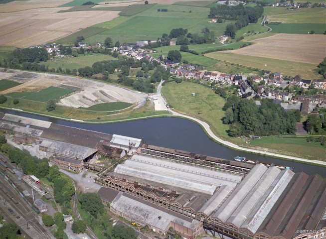 Tubize. Clabecq. Vraimont. CRPD. Stockage des boues de dragage.