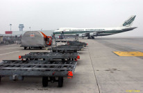 Grace-Hollogne. Aéroport de Bierset. Avions sur le tarmac.