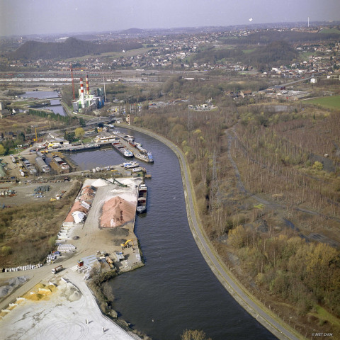 Aiseau-Presles. Pont-de-Loup. Basse Sambre. Vues aériennes.