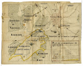 Plan du charbonnage de Crevecoeur en la Juridiction Foncière de Sart les Moines en Gosselies.