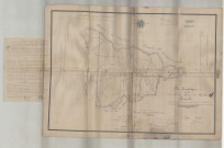 Plan géométrique de la Concession des Mines de Houille de Marcinelle A laquelle on joint une partion (sic) du territoire de Couillet et deux parties de la Commune dudit Marcinelle, pour être demandées en extension de Concession.