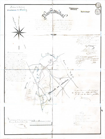 Plan Géométral de la Concession des Fiestaux appartenant à MM. Scohier frères